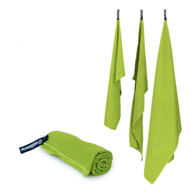Mikrofaser-Handtücher PackDRY (M L & XL)   quick dry Handtuch Reisehandtuch grün