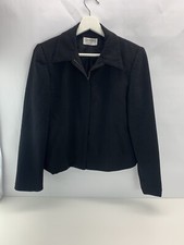 Gianni Vintage Made In USA Black Blazer Tailored Womens Size 4 Classic