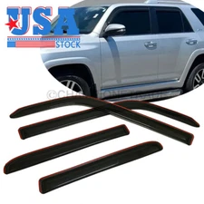 US IN-CHANNEL Window Visors Sun Vent Rain Guards for Toyota 4Runner 2010-2021