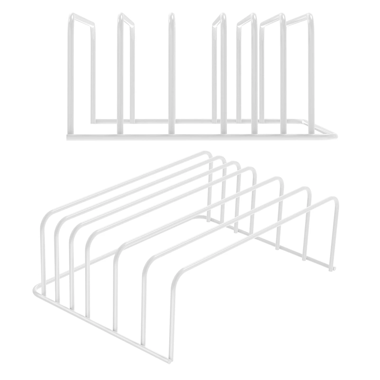 [2-Pack] Large Cutting Board Organizer, Cutting Board Holder Rack Baking Cook...