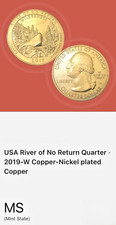 2019-W River Of No Return America the Beautiful Quarter, GEM UNC