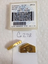 2 NEW 15/16" ALLIED SPADE DRILL INSERT BIT 181T-0030 AMEC 1 T-A TIN G278 