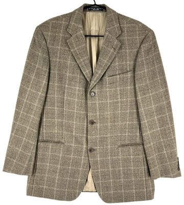 Vintage HUGO BOSS Herren Einstein Woll Regular Blazer Jacke Größe 40R