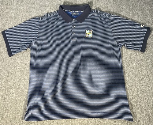 Vintage Bobby Jones Players Polo Brickyard Crossing Indy 500 Striped Racing