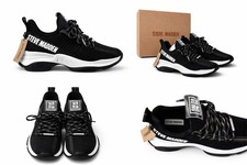 Steve Madden Maxilla-R-E Sneakers — Black And white, UK 6, Brand New with Tags