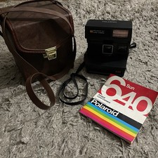 Vintage Polaroid 600 Series 640 Instant Land Camera Case Made In USA Untested