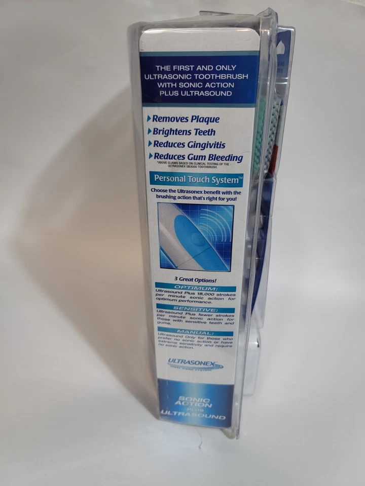 Cepillo de dientes ultrasónico y sistema de hilo dental Vitg años 90 Salton Ultrasonex SU900 NUEVO EN STOCK Nuevo Foto 3 de 4