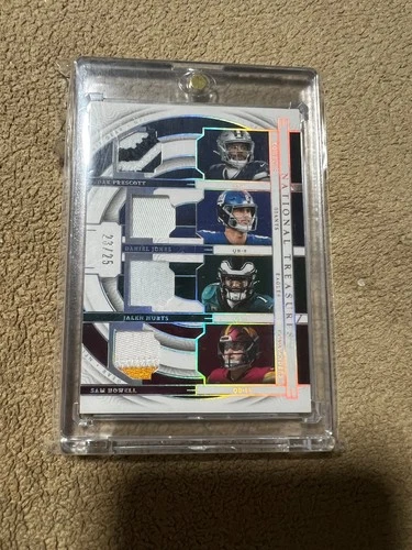 2023 Panini National Treasures - Nfl Gear Quad Materials Dak Prescott, Jalen...