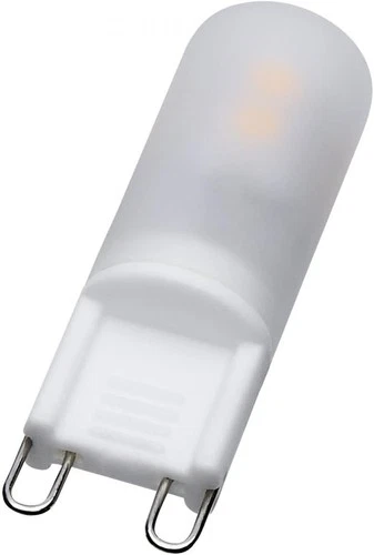 SATCO G9 15 Watt LED Replacement Bulb- Soft White, 2, Frosted, 180 Lumens, 3000K - Picture 1 of 8