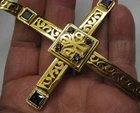 Pectoral Cross for Bishops and Priest - Gold plated over brass - 339