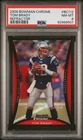 2008 BOWMAN CHROME REFRACTOR #BC112 TOM BRADY PSA 8