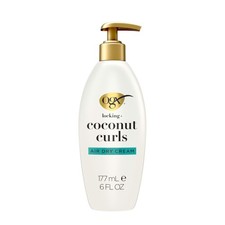 OGX Locking + Coconut Curls Air Dry Cream, No 6 Ounce (Pack of 1), Cream