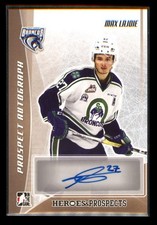 2016-17 Leaf In The Game Heroes & Prospects Max Lajoie Signatures Bronze #PA-ML1