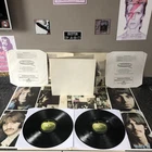 2LP VINYL THE BEATLES WHITE ALBUM C/W POSTER & PICS 1978 PCS 7067 8 EX/EX+