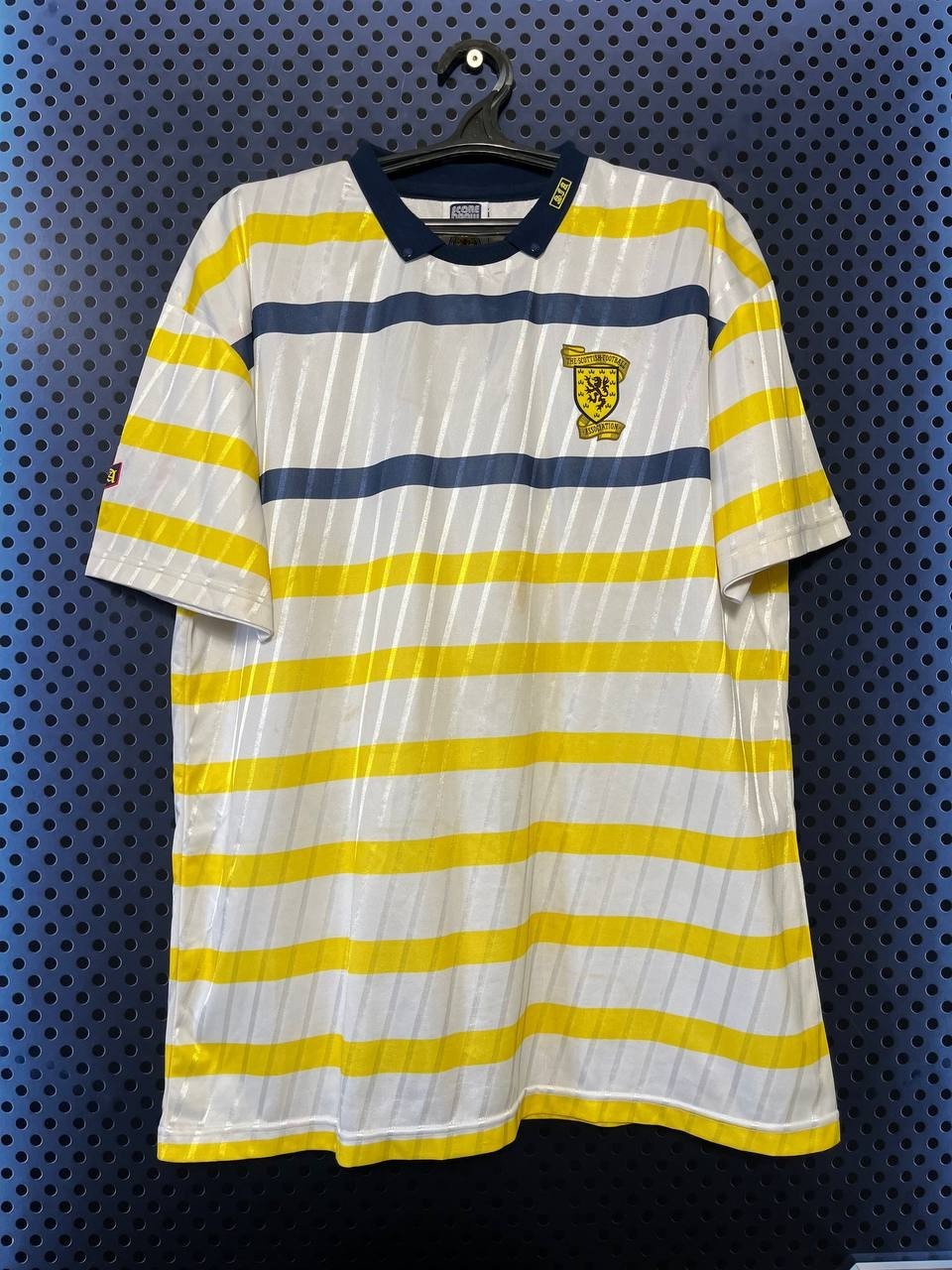 SCOTLAND TEAM Jersey 1988 1990 Size XL Shirt Soccer Score Draw Retro Replicas