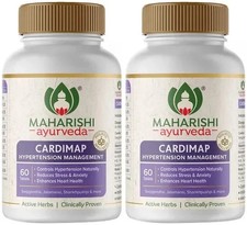2 x Maharishi Ayurveda Cardimap 60 Tablets each  Ayurvedic Herbal Product