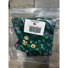 Longaberger Emerald Vine TALL TISSUE Basket Liner Made in USA New Green floral