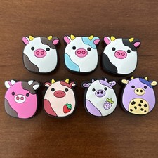 Lot Of 7 Squishmallow Cow Shoe Charms for Crocs