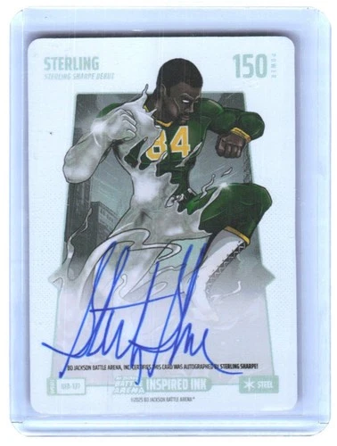 Bo Jackson Battle Arena - Sterling - Inspired Ink Battlefoil - STEEL-#BFA-177