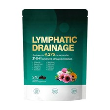 Lymphatic Drainage Supplements, 240 Softgels, 4275mg Lymph System Support Supple