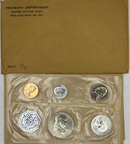1960 United States Proof Set Small Date in Original US Mint Sealed INV ...