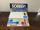 Vintage Sorry! Board Game Complete Classic Parker Brothers Hasbro 1972 Edition