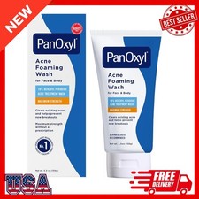PanOxyl Foaming Acne Wash, 10 Benzoyl Peroxide, Max - 5.5 oz, Exp 1/27