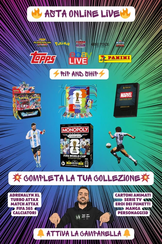 💥 Aste Online in Diretta: a Caccia di Maradona e le firmate di Marvel