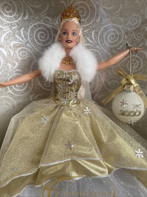 Mattel Special 2000 Edition Celebration Barbie Doll Gold blonde hair Sealed Box