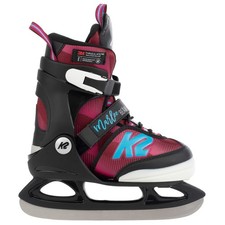 K2 Marlee Beam Girls Adjustable Ice Skates 8-12 Red/Blue