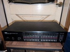 Yamaha EQ-70 Natural Sound 10-Band Graphic Equalizer - Power Tested