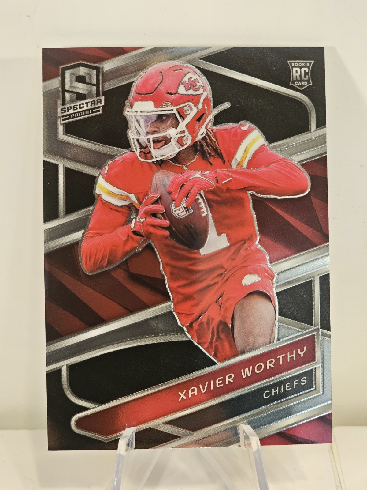 2024 Panini Spectra XAVIER WORTHY ROOKIE #7 Kansas City Chiefs RC