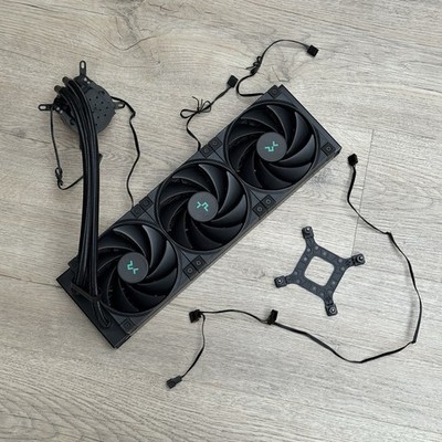 DeepCool LT720 360mm Hochleistungs AIO Liquid CPU Kühler Schwarz Ersatzteile
