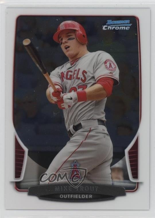 2013 Bowman Chrome Mike Trout #50 sh7