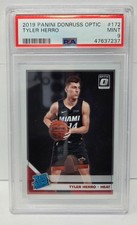 2019 Donruss Optic Heat - TYLER HERRO Rookie RC Basketball Card PSA 9 MINT