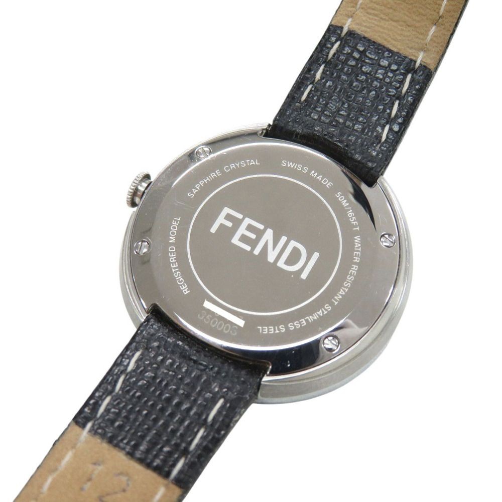 Fendi My Way 3500S Quartz Women's Watch White Black Leather New From Japan thumbnail 6