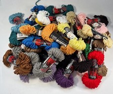 HUGE Mixed Lot 33 Skeins DARICE NYLON PLUS 100% Nylon NEEDLECRAFT YARN 20yds ea