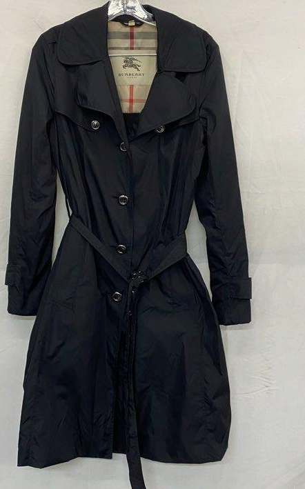 Burberry Classic Black Trench Coat with Belt | eBay