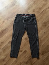 Cecil Schlupfhose Joggpants  stretchig Gr.48/ XL Schwarz mit Muster- So Schön 💛