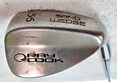Ray Cook 56° Sand Wedge   RH True Temper Steel 35.25''   Good