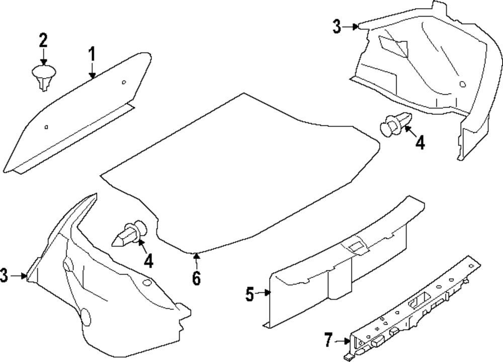 Genuine Nissan Plate 84921-5EF0A