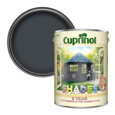Cuprinol Garden shades Urban slate Matt Exterior Fencing & sheds Wood paint, 5L