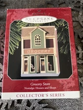 1998 Hallmark Keepsake - Nostalgic Houses And Shops #15 Grocery Store