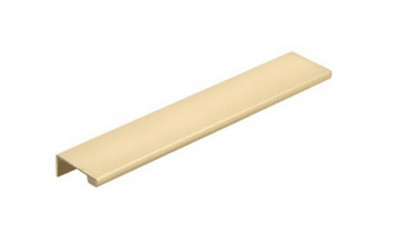 Emtek Modern Edge Pull 10 in. C to C Satin Brass - 87140-US4