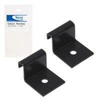 ICC Cable Runway Wall Bracket   2-Pack  Steel, Black Powder Pack of 2,