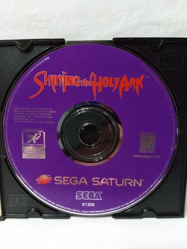 Shining The Holy Ark Sega Saturn Game Authentic US Version Disc Only Tested