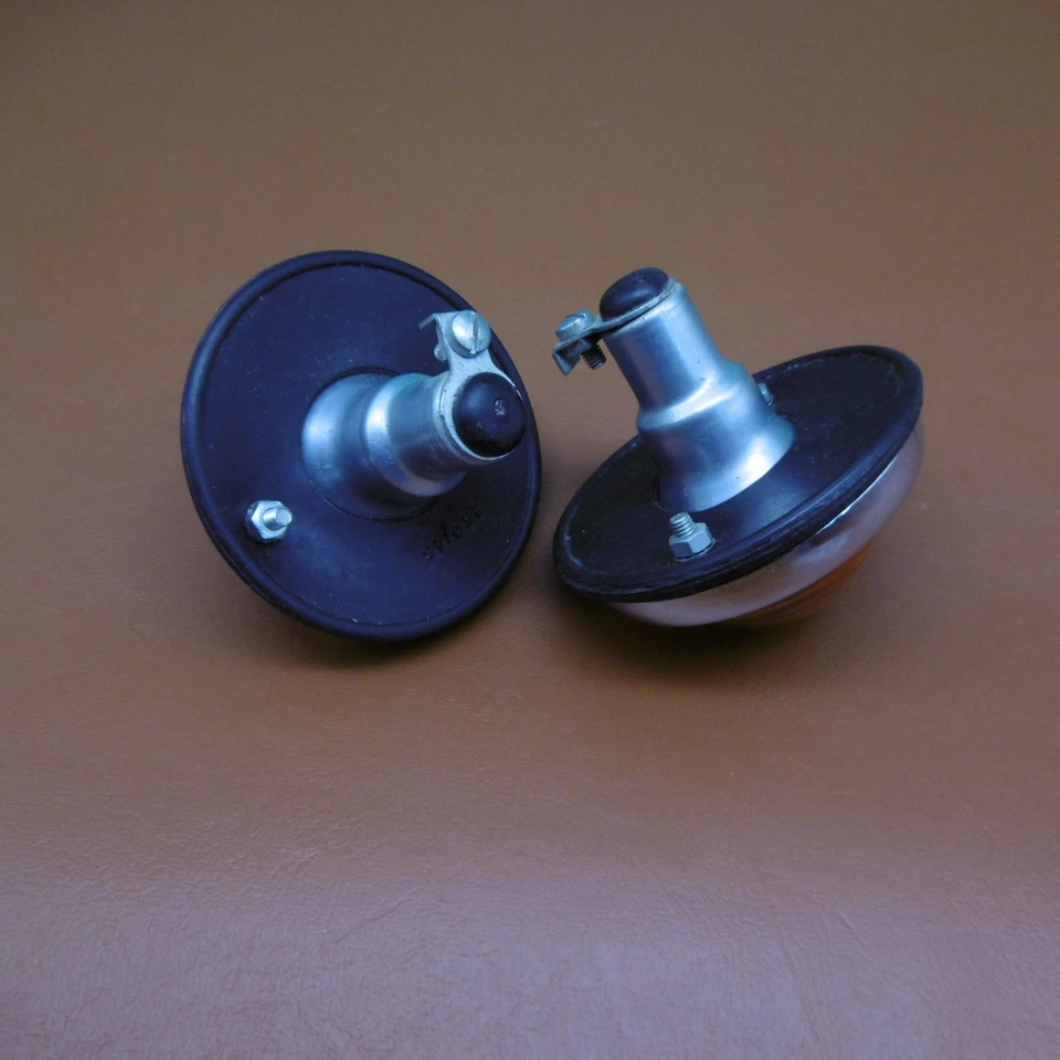 2 x HELLA TURN LAMPS LENSES GLAS PORSCHE 356 PRE A PORSCHE SPEEDSTER ** NOS ** - Image 3 of 4