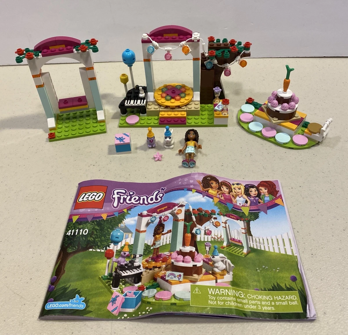 Lego 41110 Friends Birthday Party 2016 one color sub Instructions