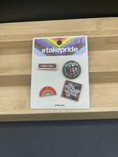 NEW Pride Equality Themed Enameled Pin Set  LGBTQIA  4 Piece Set