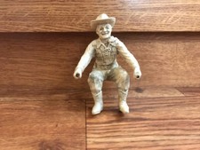 1950s Ideal Toys Rubber Roy Rogers Wagon Driver Cowboy Figure